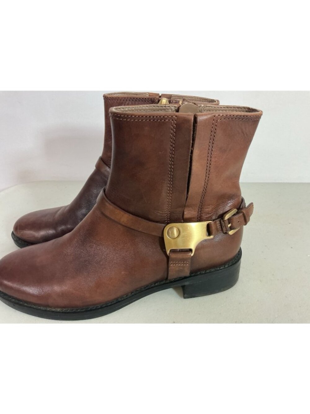 Ecco Leather Ankle Boots Womens 38 - Picture 2 of 8